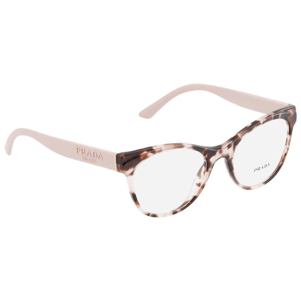 Prada Ladies Pink Demo Cat Eye Eyeglasses